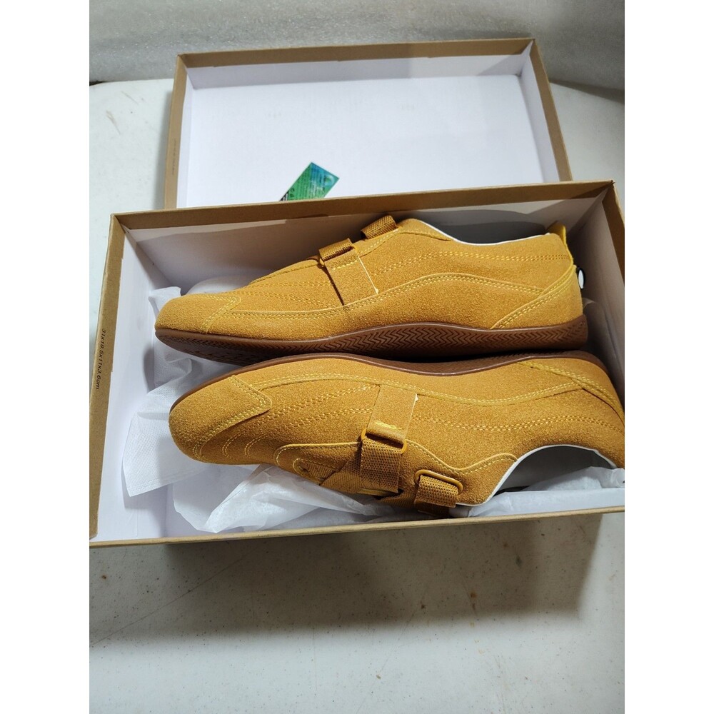 Tiger Idea Women's Size 9 And 1/2 Athletic Shoes Suede Yellow(808